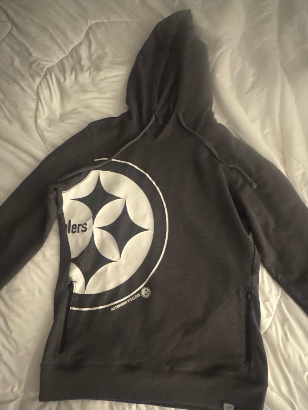 Pittsburgh Steelers Black Women's Pullover Hoodi